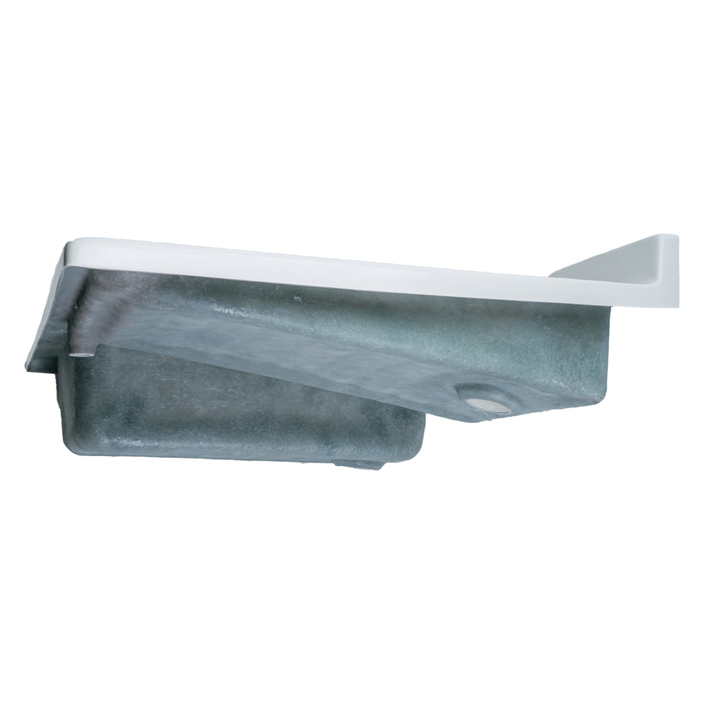 LAVARROPA DUAL POZO IZQUIERDO 61 x 80 cm con flauta | FIBRARV